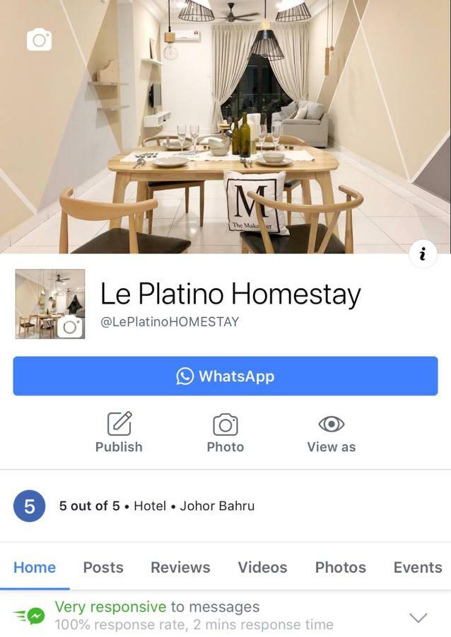Johor Bahru Paradigm Leplatino Homestay エクステリア 写真