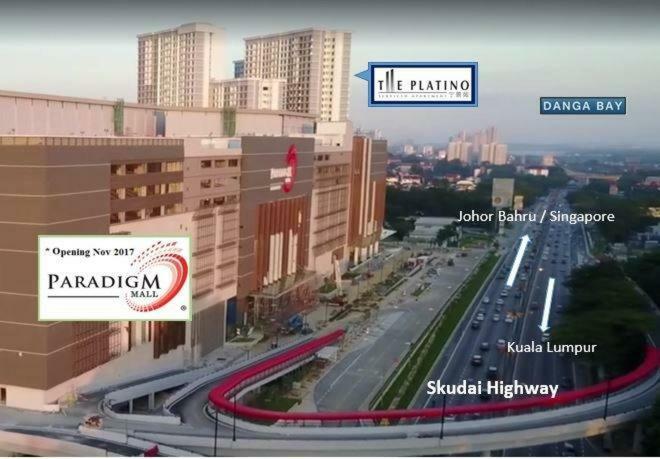Johor Bahru Paradigm Leplatino Homestay エクステリア 写真