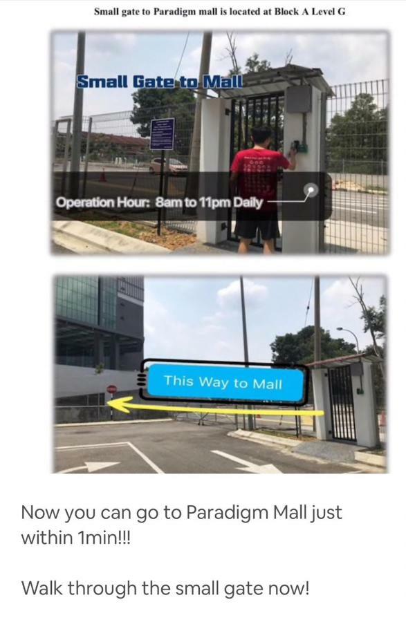 Johor Bahru Paradigm Leplatino Homestay エクステリア 写真